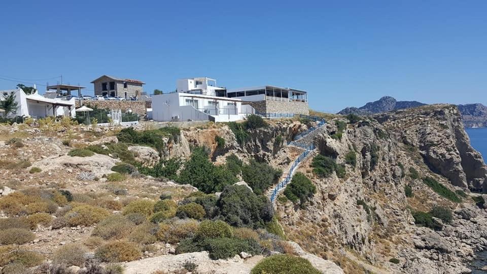 Grande Blue Suites With Private Bay Archangelos  Bagian luar foto